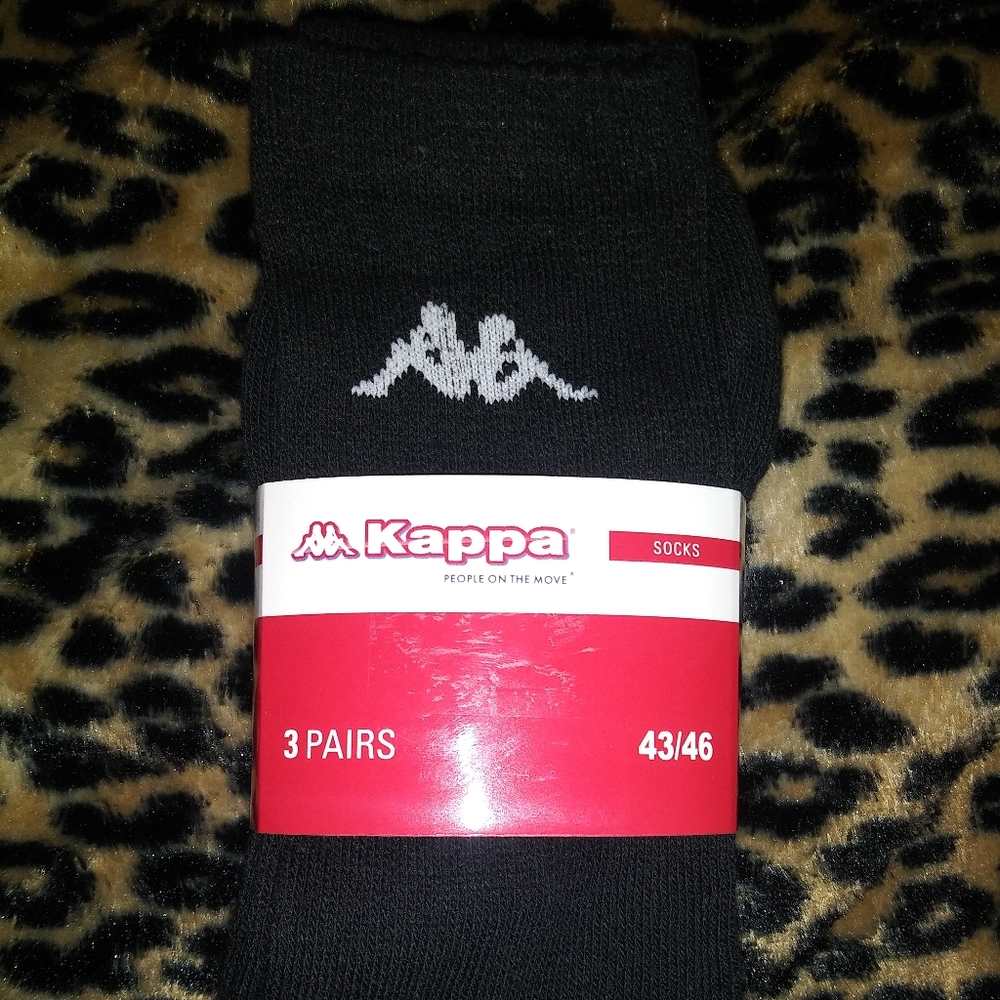 Kappa Crew Socks (Size LG)